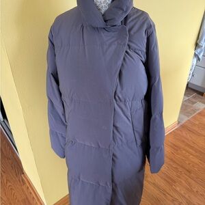 Elegant Women's Down Lilac Puffer Coat